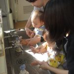 つぼみ・おやつの前の手洗い