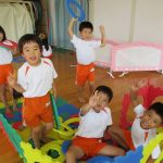 みんなでお家作ったよ♩