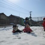 雪のじゅうたんだね⛄